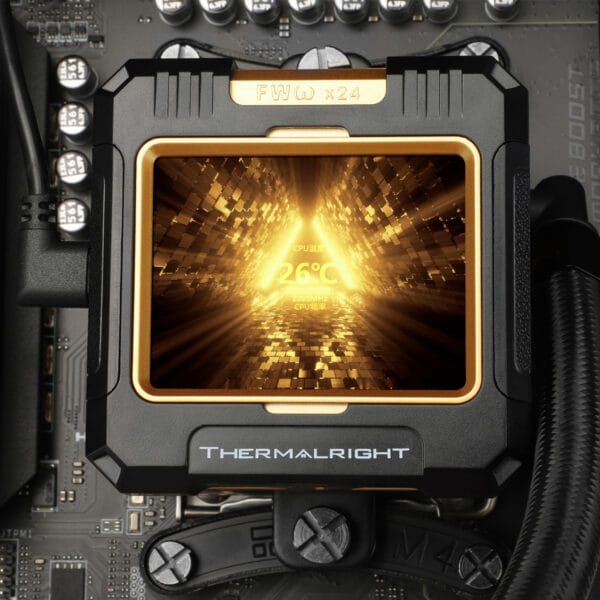 refrigeraciÓn liquida thermalright frozen warframe 240 black argb