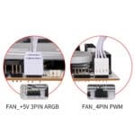 kit de fans thermalright tl c12cw s x5 (white)