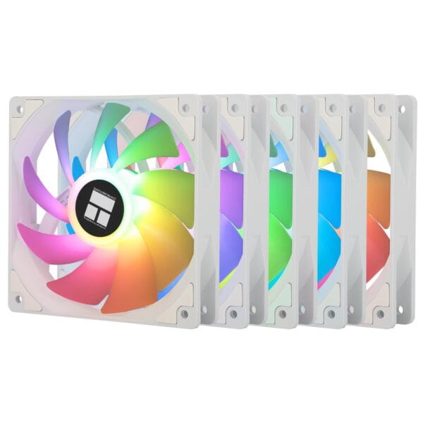 kit de fans thermalright tl c12cw s x5 (white)