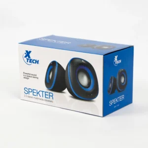 altavoces xtech spekter usb estÉreo 2.0 (blue)