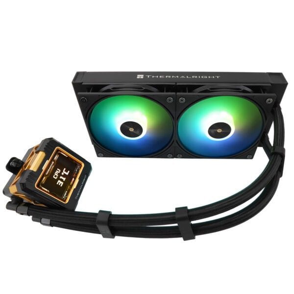 refrigeraciÓn liquida thermalright frozen warframe 240 black argb