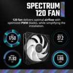 disipador de torre cooler master hyper 212 spectrum v3 argb