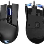 mouse gaming rgb evga x17 usb 8k 16000dpi black 10 botones negro