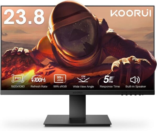 monitor koorui p01 24" 1080p 100hz (con altavoces)