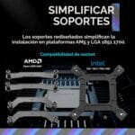 disipador de torre cooler master hyper 212 spectrum v3 argb