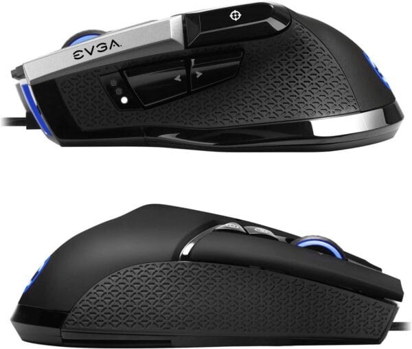 mouse gaming rgb evga x17 usb 8k 16000dpi black 10 botones negro