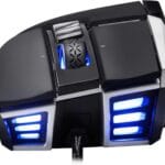 mouse gaming rgb evga x17 usb 8k 16000dpi black 10 botones negro