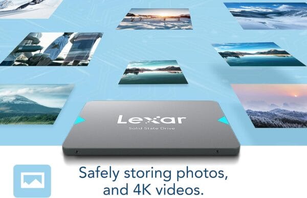 512gb ssd lexar® nq100 2.5" 3d nand 550mb/s sata 6gb/s