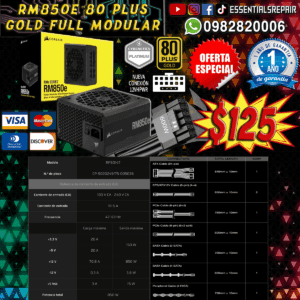 corsair rm850e 850w 80+ gold v5