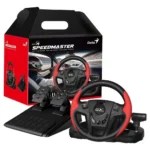 volante + pedales + joystick de cambios genius speedmaster