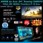 monitor koorui p01 24" 1080p 100hz (con altavoces) (copia)