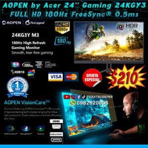 monitor koorui p01 24" 1080p 100hz (con altavoces) (copia)