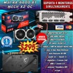 tarjeta grÁfica msi rx 6600 xt mech 2x 8gb oc gddr