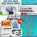 tarjeta grÁfica msi trio white rtx 5060 8gb gddr7