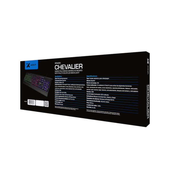 teclado xtech chevalier con iluminaciÓn led