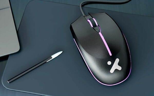 mouse xtech xtm 218 2400 dpi luces led