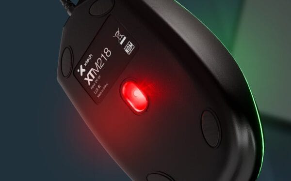 mouse xtech xtm 218 2400 dpi luces led