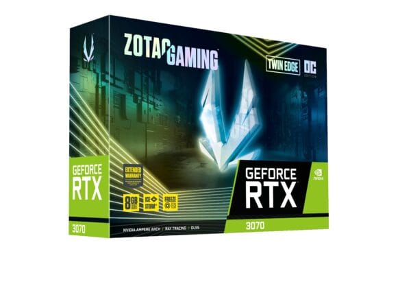tarjeta grÁfica zotac gaming rtx 3070 twin edge oc 8gb oc gddr6