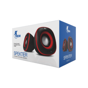 altavoces xtech spekter estÉreo 2.0 xts 115rd usb (red)