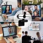 cÁmara web argomtech cam45 1080p con luz led y micrÓfono dual