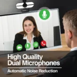 cÁmara web argomtech cam45 1080p con luz led y micrÓfono dual