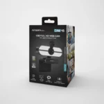 cÁmara web argomtech cam45 1080p con luz led y micrÓfono dual