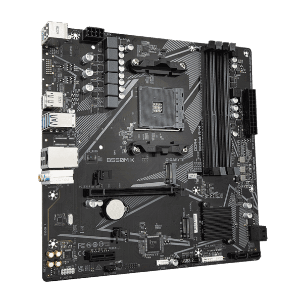 mainboard gigabyte b550m k ddr4 micro atx am4