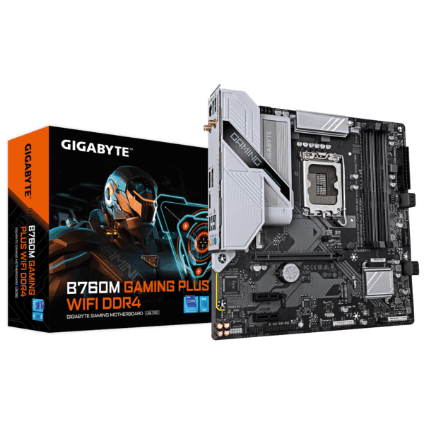 mainboard gigabyte b760m gaming plus wifi ddr4 micro atx lga 1700