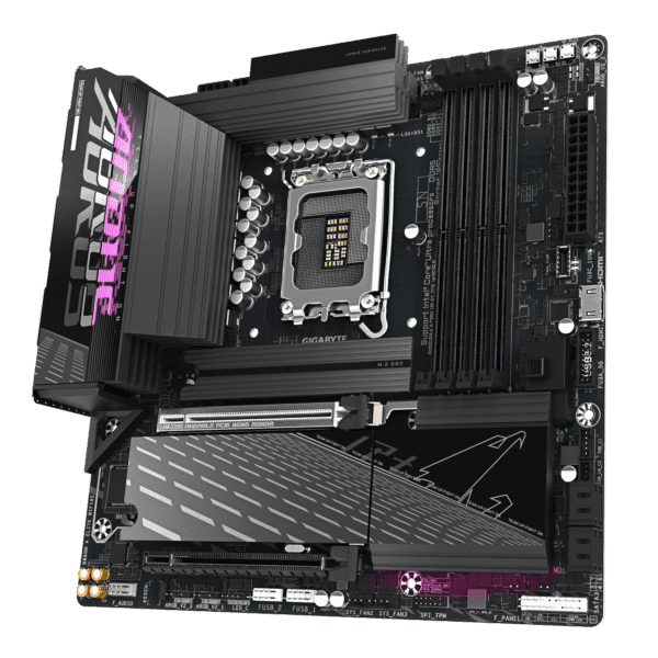 mainboard gigabyte aorus b860m elite wifi6e ddr5 micro atx lga 1851