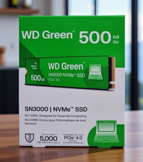 500gb ssd western digital green sn3000 m.2 nvme pcie 4.0