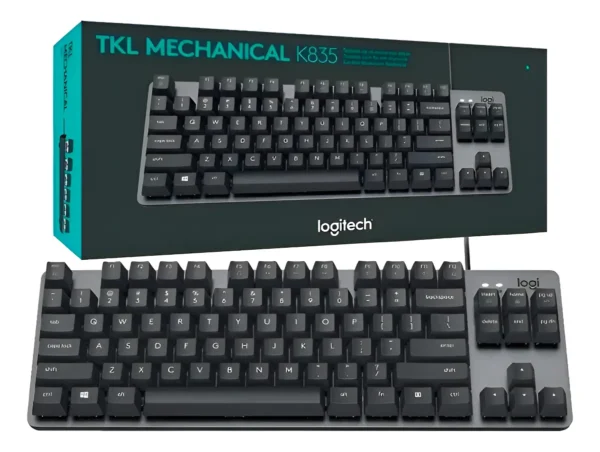 teclado mecÁnico logitech k835 tkl switch rojo aluminio