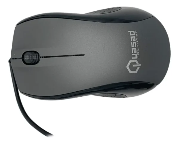 mouse quasad qm 703u Óptico alÁmbrico usb 1.5m gris