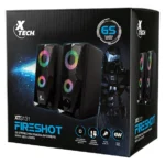 altavoces xtech xts 131 gaming usb estÉreo 2.0 luz led