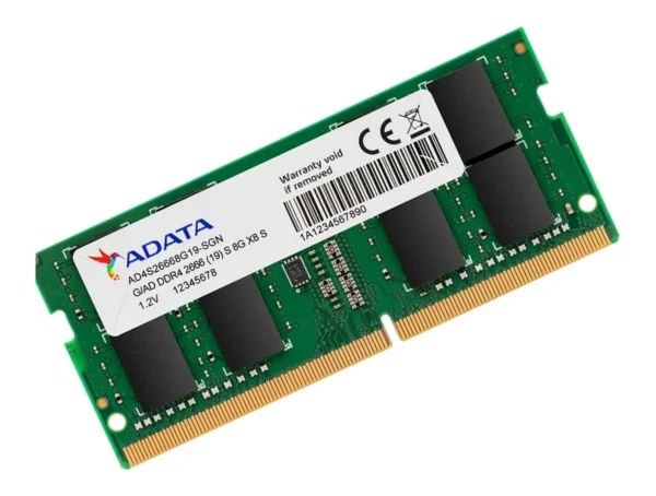 8gb memoria ram laptop adata ddr4 2666mhz so dimm