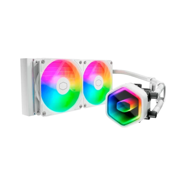 refrigeraciÓn lÍquida cooler master masterliquid 240 core ii argb white