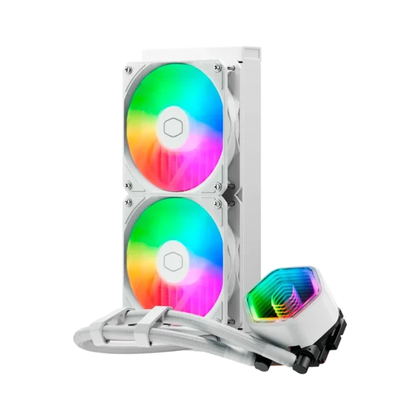 refrigeraciÓn lÍquida cooler master masterliquid 240 core ii argb white