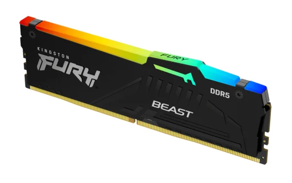 memoria ram kingston fury beast rgb 16gb ddr5 5600mhz cl40 negro