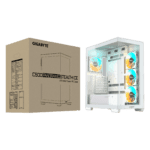 case gigabyte c500 panoramic stealth ice argb blanco vidrio templado