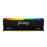 16gb memoria ram kingston fury beast rgb ddr4 3200mhz cl16 negro