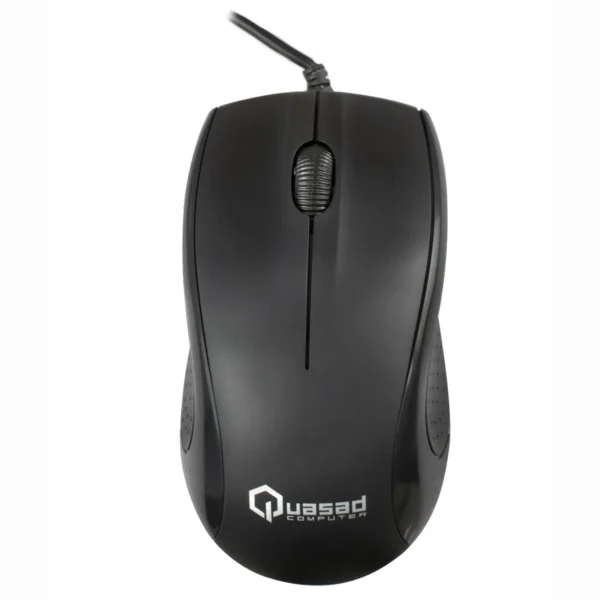mouse quasad qm 703u Óptico alÁmbrico usb 1.5m negro