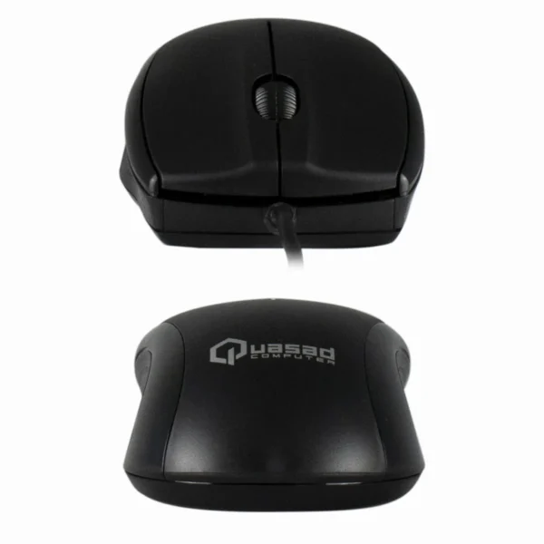 mouse quasad qm 703u Óptico alÁmbrico usb 1.5m negro