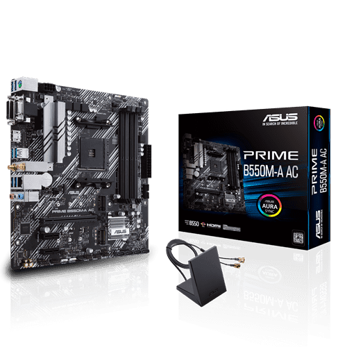 mainboard asus prime b550m a ac wifi ddr4 micro atx am4