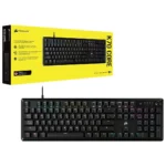 teclado mecÁnico corsair k70 core rgb switch red espaÑol negro