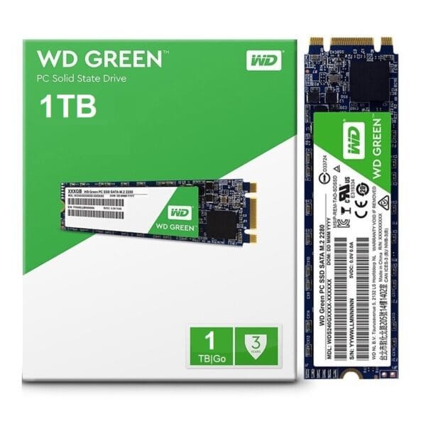 1tb ssd western digital green sn350 m.2 nvme pcie 3.0