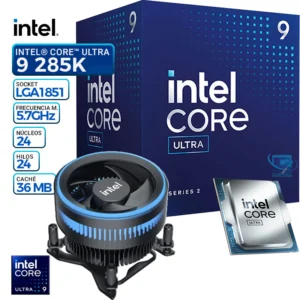procesador intel core ultra 9 285 24 nucleos/24 hilos 5.6ghz series 2 lga1851