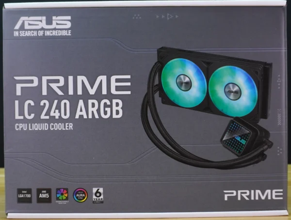 refrigeraciÓn lÍquida asus prime lc 240 argb aio 240mm
