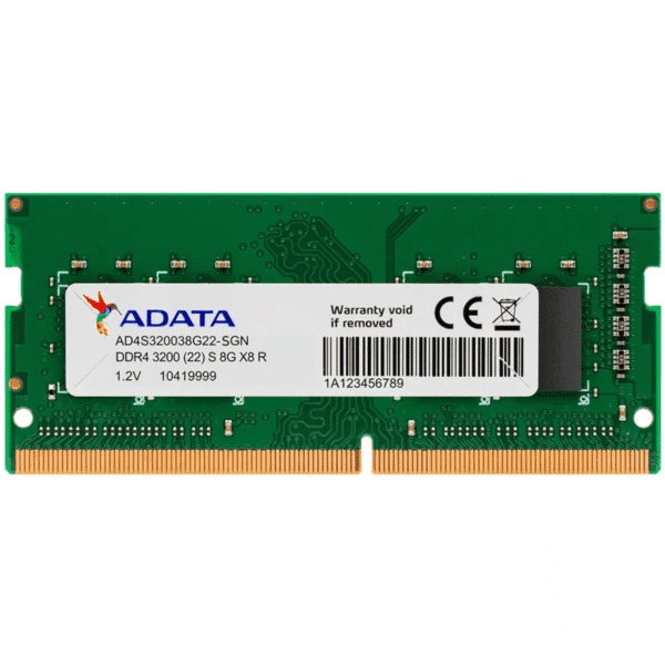 8gb memoria ram laptop adata ddr4 3200mhz so dimm