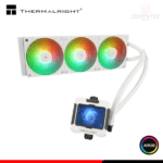 refrigeraciÓn lÍquida thermalright frozen warframe 360 white argb v2 con pantalla lcd