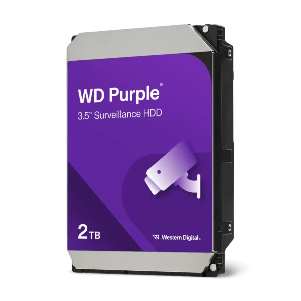 2tb disco duro interno wd purple 3.5" 5400rpm 256mb videovigilancia
