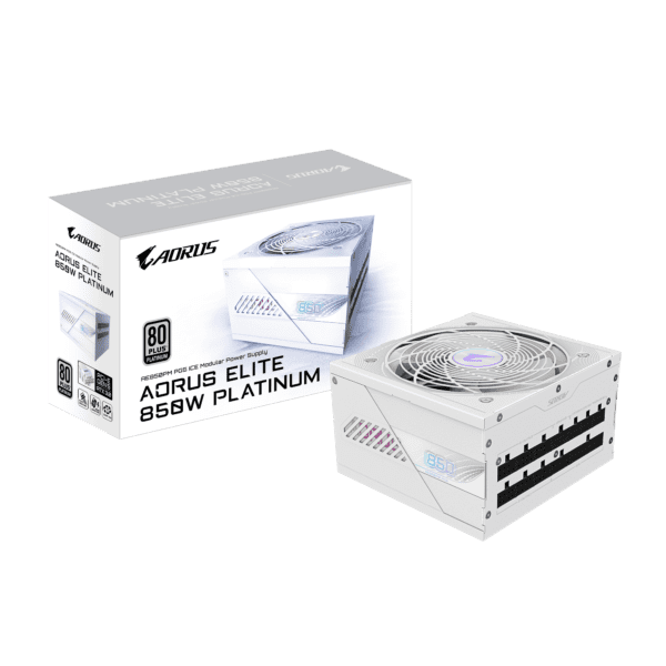 fuente de poder gigabyte ae850pm pg5 ice 850w 80 plus platinum pcie 5.0